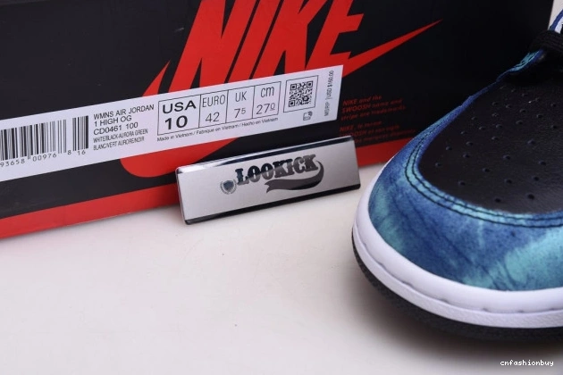 Air CD0461-100 Tie-Dye OG 1 High Jordan 0730